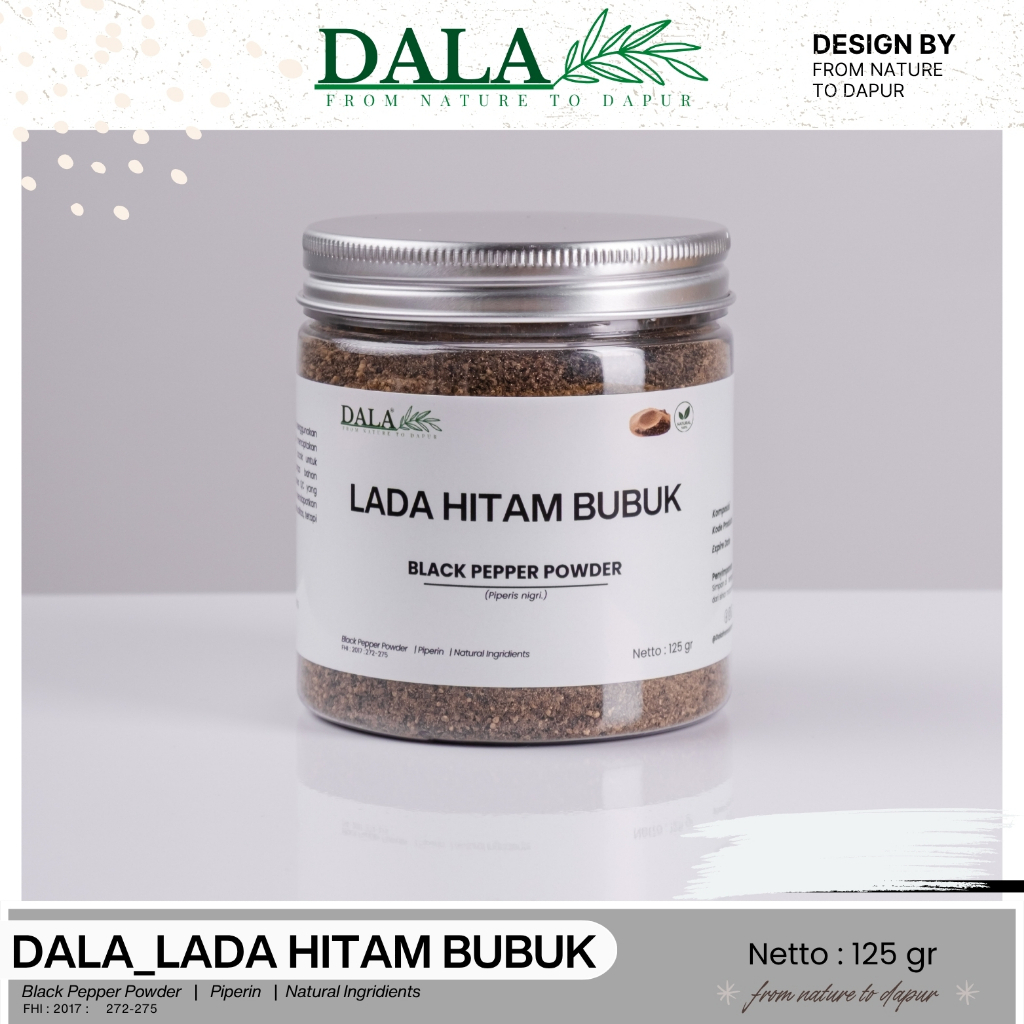

DALA_Lada Hitam Bubuk / Black Pepper Powder (70 gr / 125 gr)