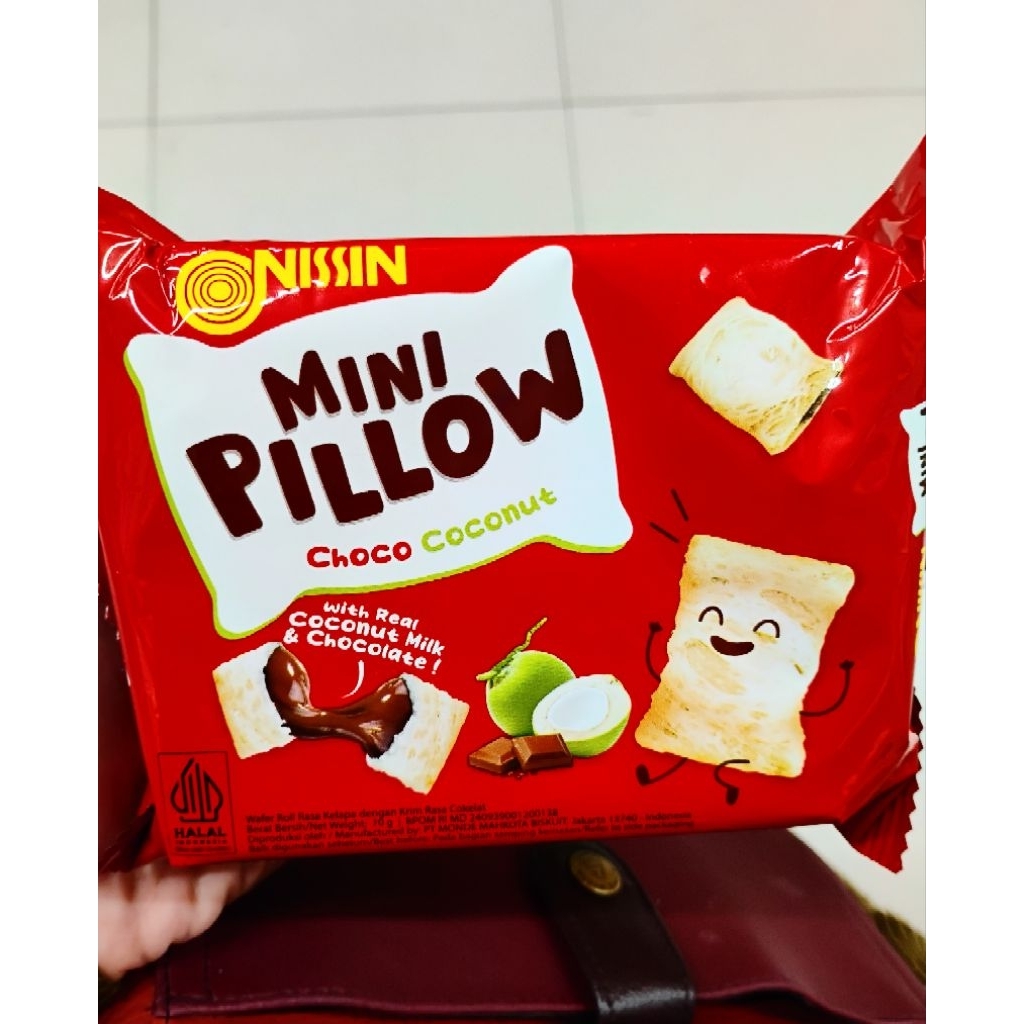 

Nissin Mini Pillow Choco Coconut/Coconut Milk 70Gr
