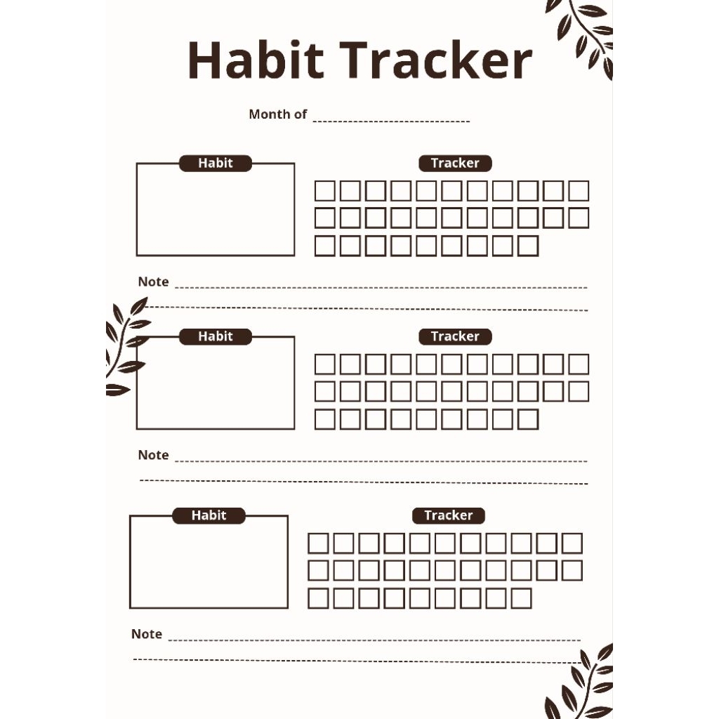 

Habit Tracker A5 | Alat Pantau Kebiasaan Harian, Bulanan – Planner Self Improvement & Produktivitas