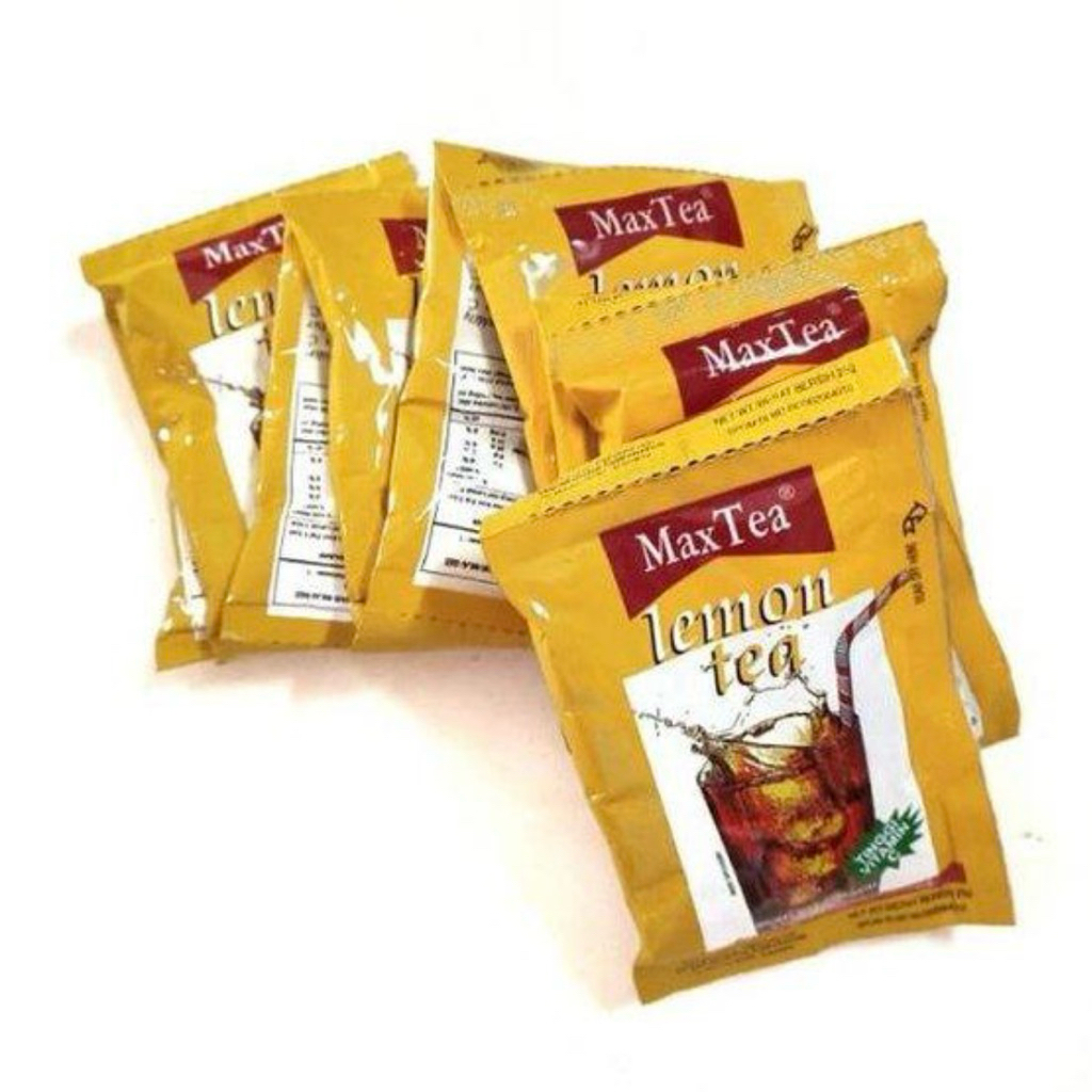 

MAXTEA LEMONTEA 10 Sachet x 25gr / MAXTEA LEMON TEA ISI 10 SACHET / TEH INDOCAFE MAX TEA LEMON TEH LEMONTEA RENTENG