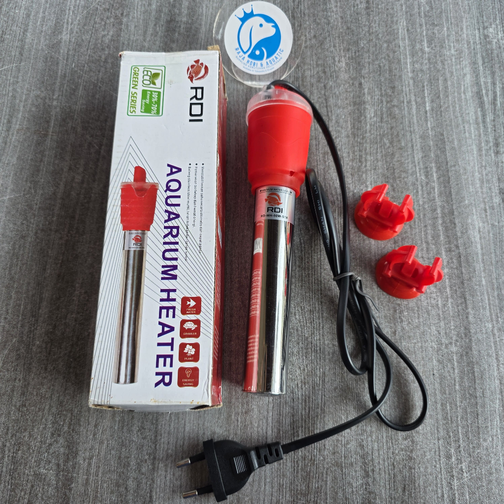 RDI RD WH STA HEATER STAINLESS STEA 50W 100W 200W 500W HEATER BESI ANTI KARAT KUAT STAIN LESS STEAL 