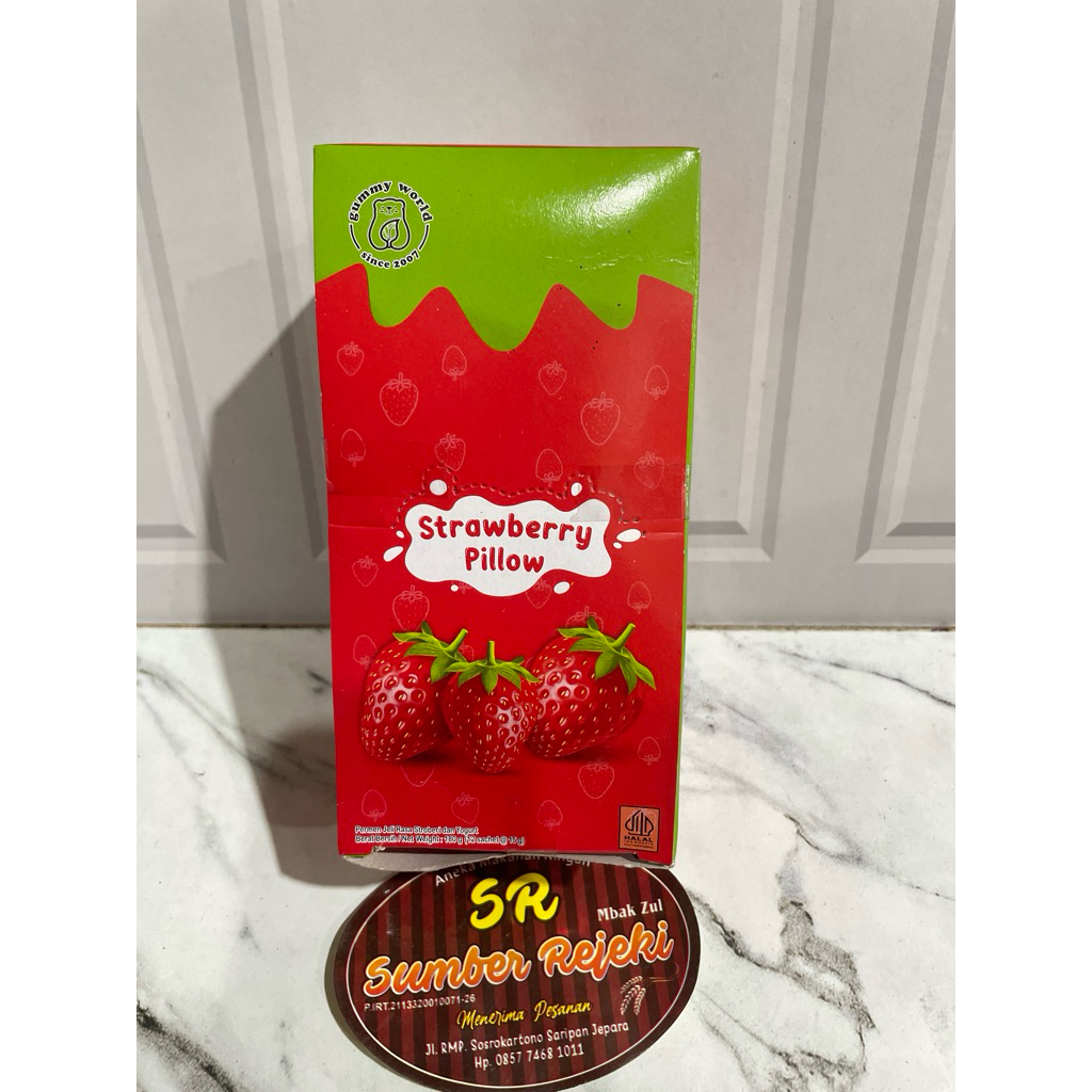 

YUPI STRAWBERRY PILLOW ISI 12 pcs