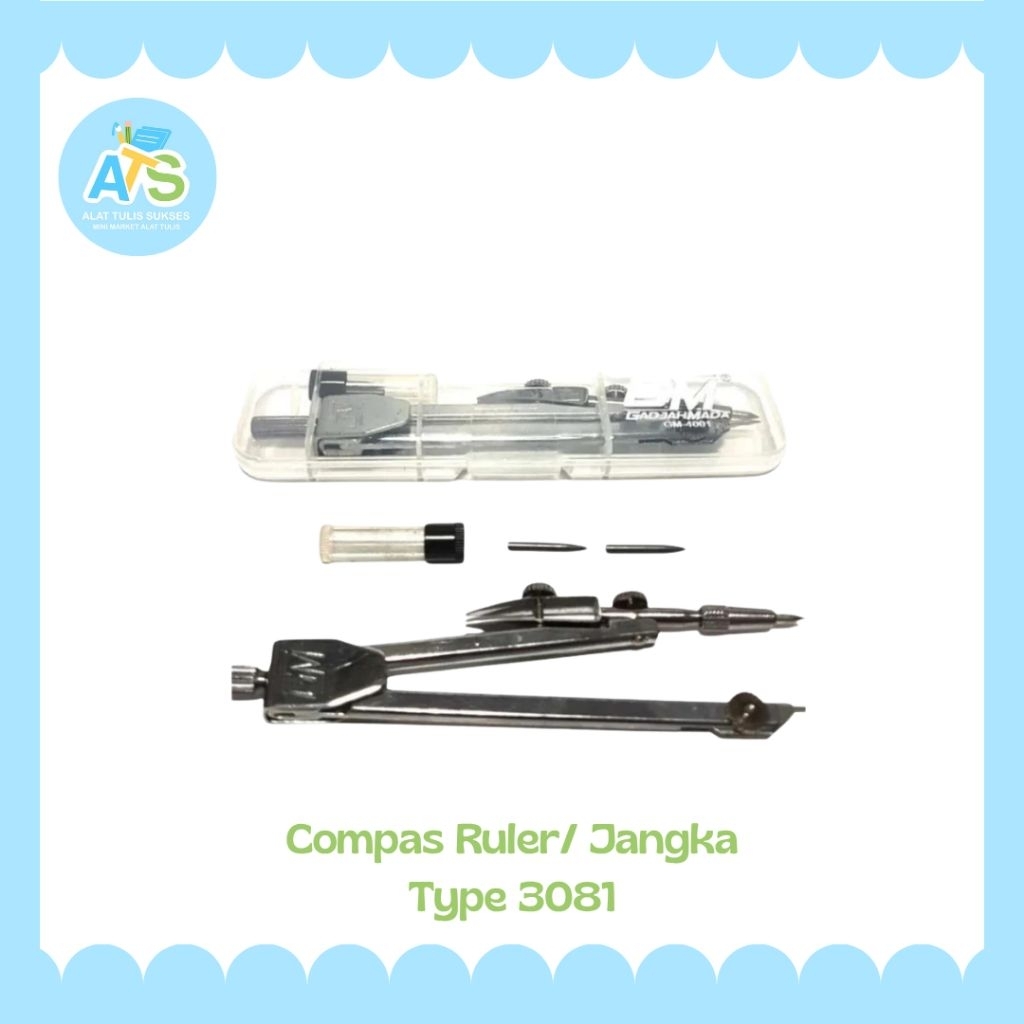 

compas ruler / jangka type 3081