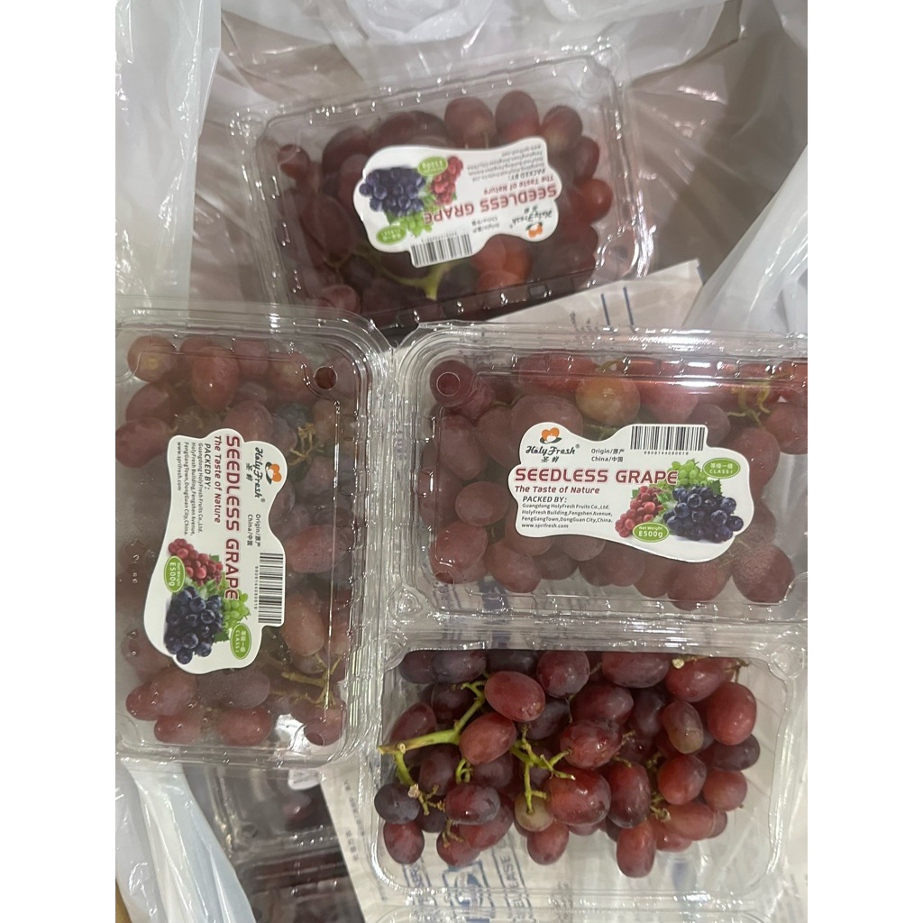 

500gr crimson merah tanpa biji tanpa biji buah anggur crimson amerika / crimson import USA