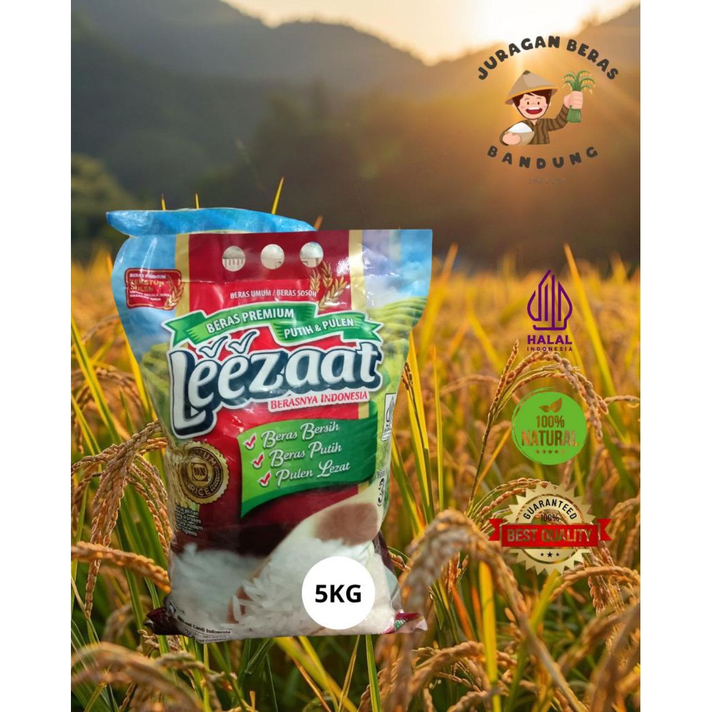 

Beras LEEZAAT Pulen 5 Kg
