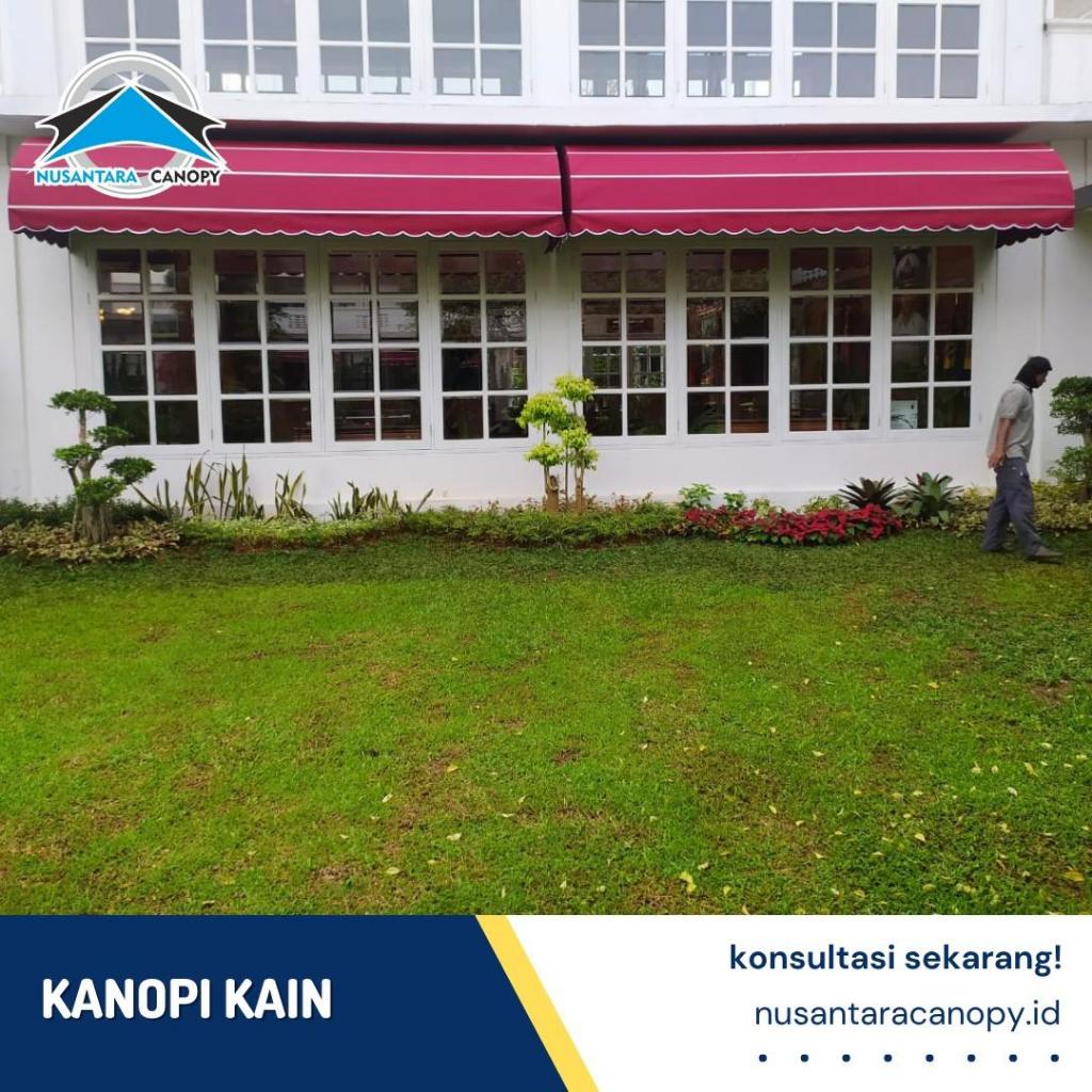 Pasang Kanopi Kain Murah Berkualitas - Canopy Kain Sunbrella Awning Jendela Bergaransi Jakarta Pusat