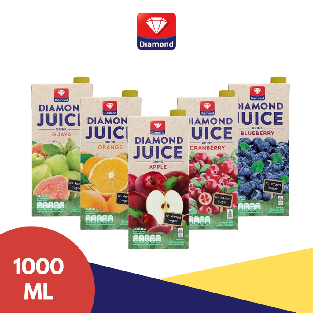 

Diamond Juice Sari Buah Apel / Diamond Juice