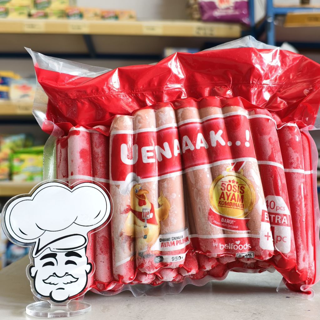 

Belfood Uenak Sosis Ayam 950Gr / Uenak Sosis Ayam 950Gr / Sosis Ayam 950Gr