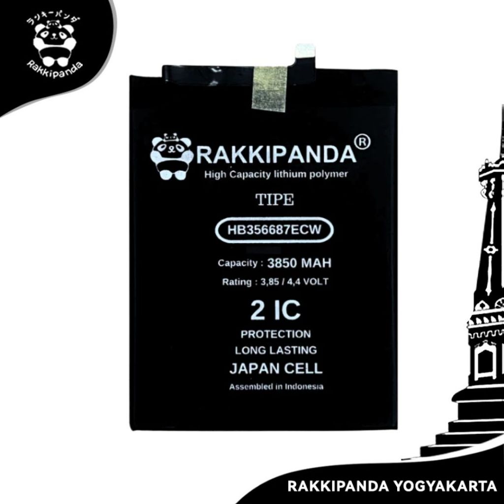 Baterai HP Rakkipanda HB356687ECW NOVA PLUS / NOVA 2 PLUS / NOVA 2I / HONOR 7X / NOVA 3I / MATE 10 L