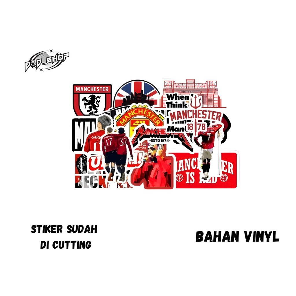 

Stiker Pack Klub Sepak bola Manchester United Vinyl | Cutting
