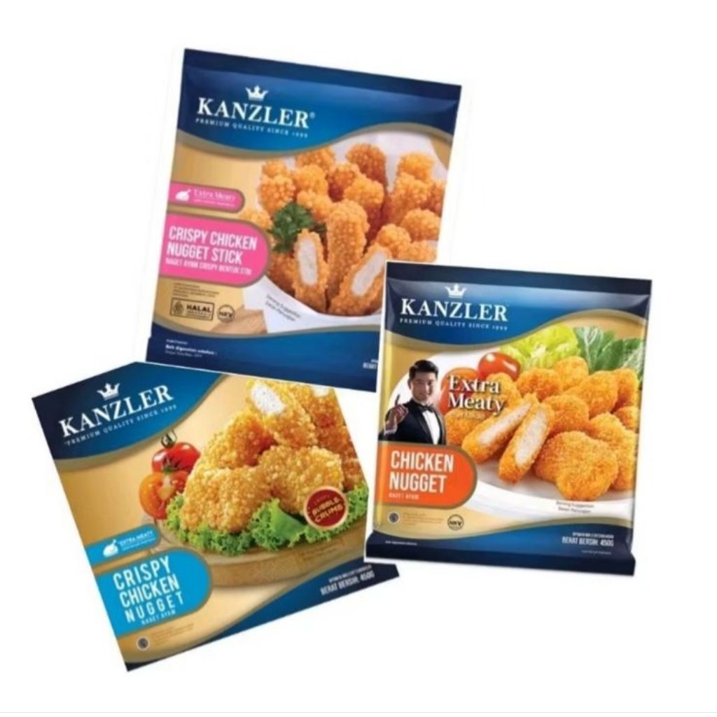 

kanzler chicken nugget spicy stick original crispy 450 gr