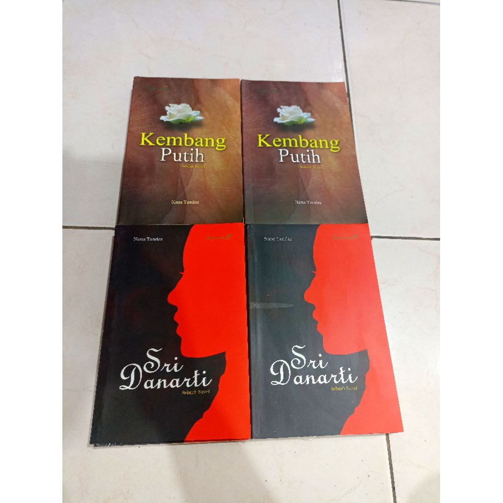 OBRAL BUKU MURAH ORIGINAL / NOVEL REMAJA / 1 PAKET 2 BUKU / SRI DANARTI / KEMBANG PUTIH / BEST SELLE