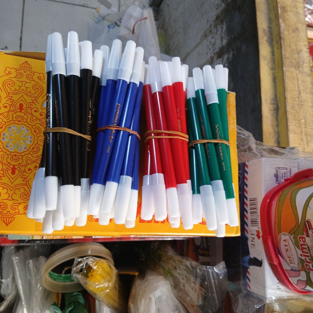 

Spidol Kecil Snowman Pencil Type - 1 ikat isi 12pcs