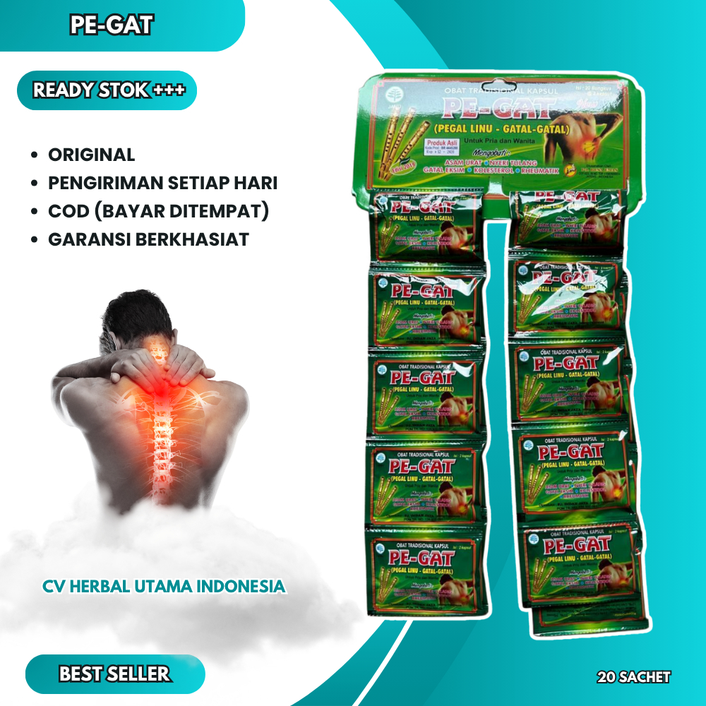 

Pegat Original Kapsul Pegel Linu 20 Sachet
