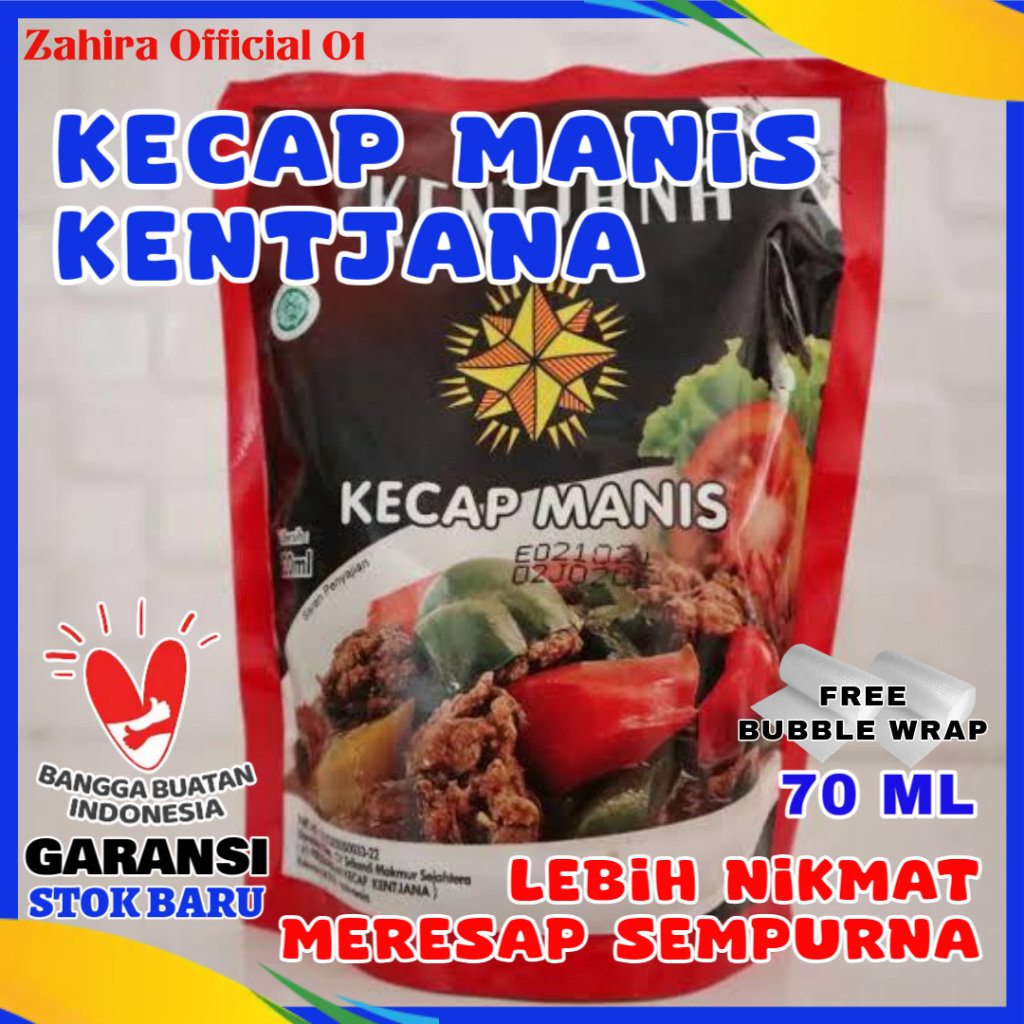 

Kecap Manis KENTJANA Refill Original Asli Kebumen 70ml