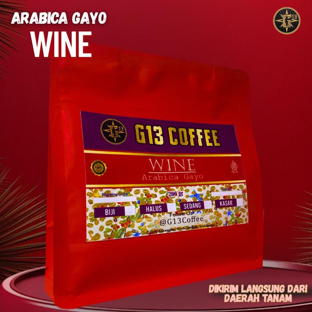 

KOPI GAYO ARABICA WINEY ACEH ARABIKA ROASTED BEAN BIJI / BUBUK