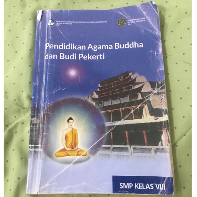 Buku bekas agama Buddha kelas 8 kurikulum merdeka