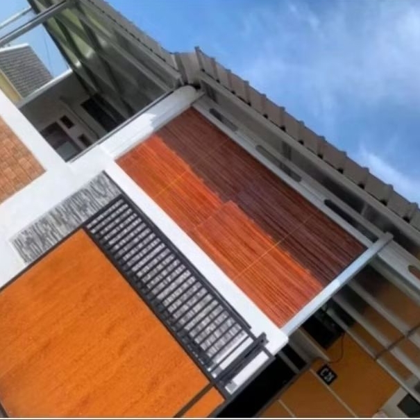 tirai bambu vernis & natural berbagai macam ukuran