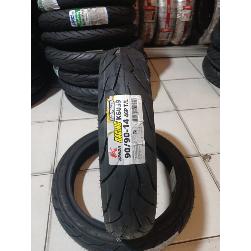 BAN TUBLESS KENDA RACING K6039 90/90-14