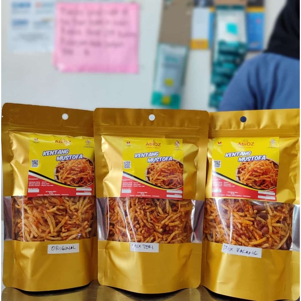 

ABIOZ KENTANG MUSTOFA RASA ORIGINAL / MIX TERI / MIX KACANG