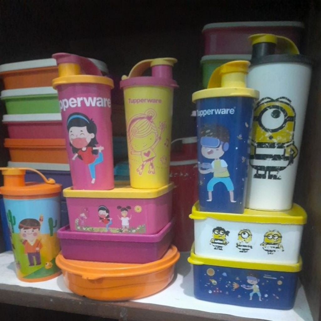 set bekal anak tupperware PL