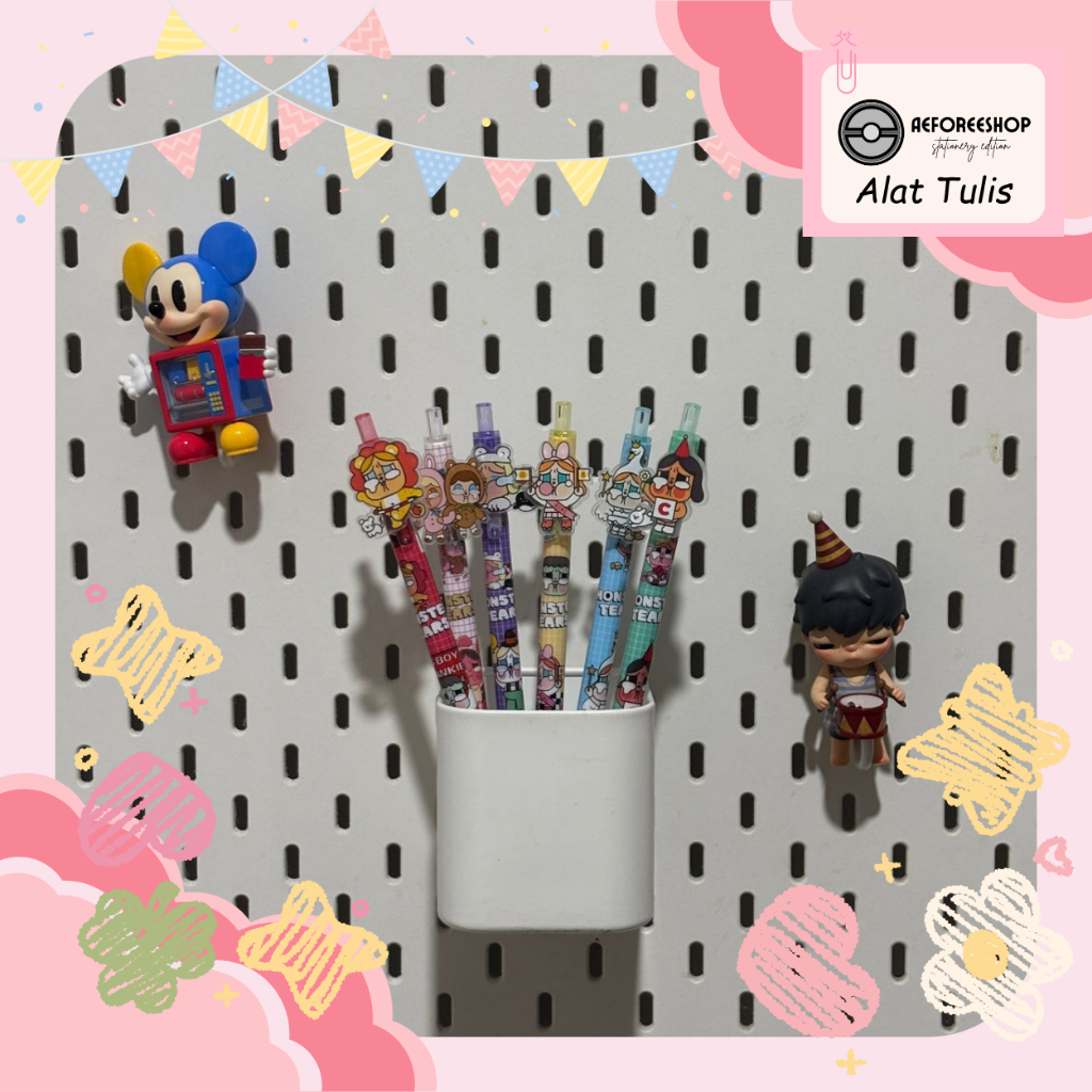 

BOLPEN / PEN / PULPEN MONSTER TEARS POPMART LUCU IMUT ALAT TULIS SEKOLAH 0.5MM