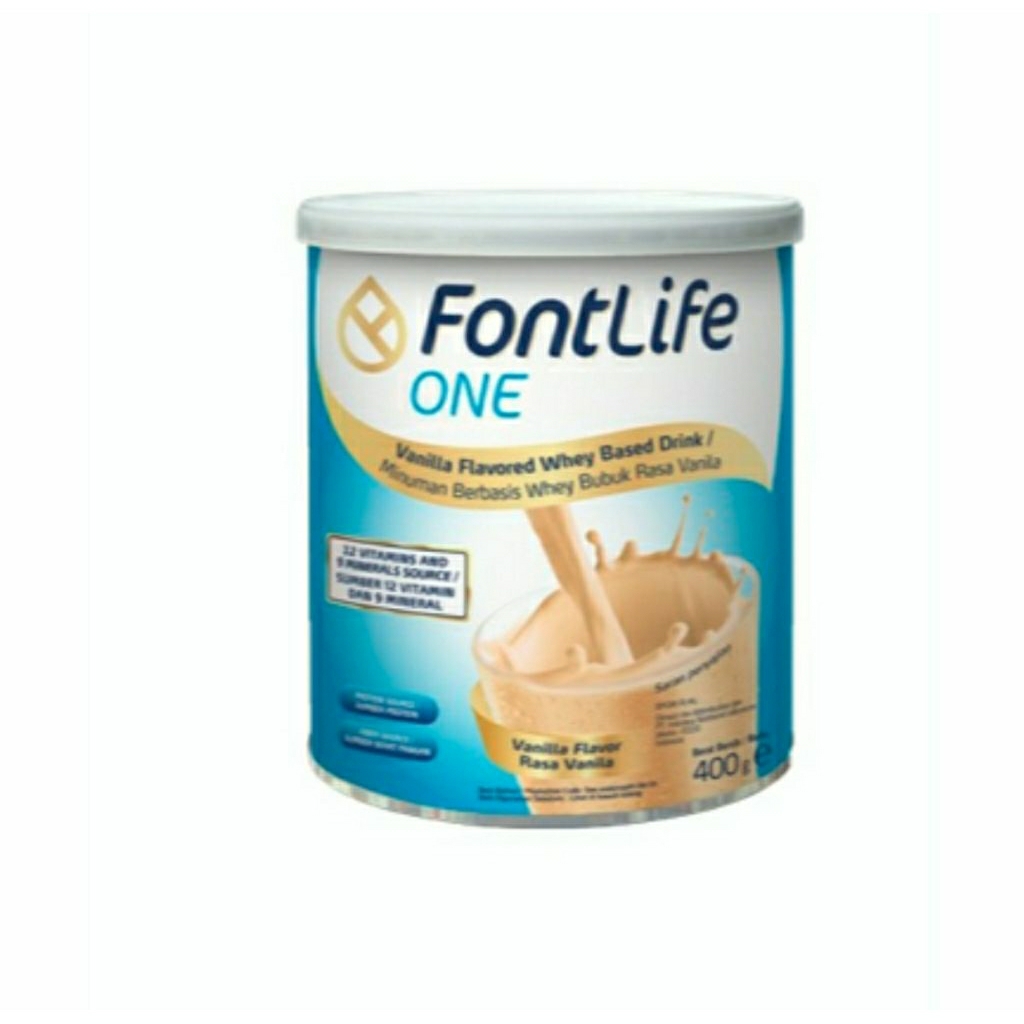 

fontlife one 400 gr rasa vanila