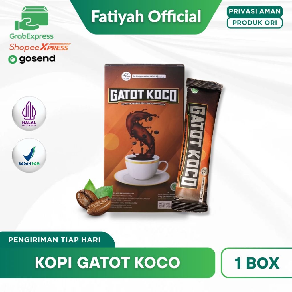 

GATOTKACA KOPI PENAMBAH STAMINA KOPI GATOT KOCO BY DR. RICHARD LEE ORIGINAL HERBAL ALAMI TANPA PEMANIS