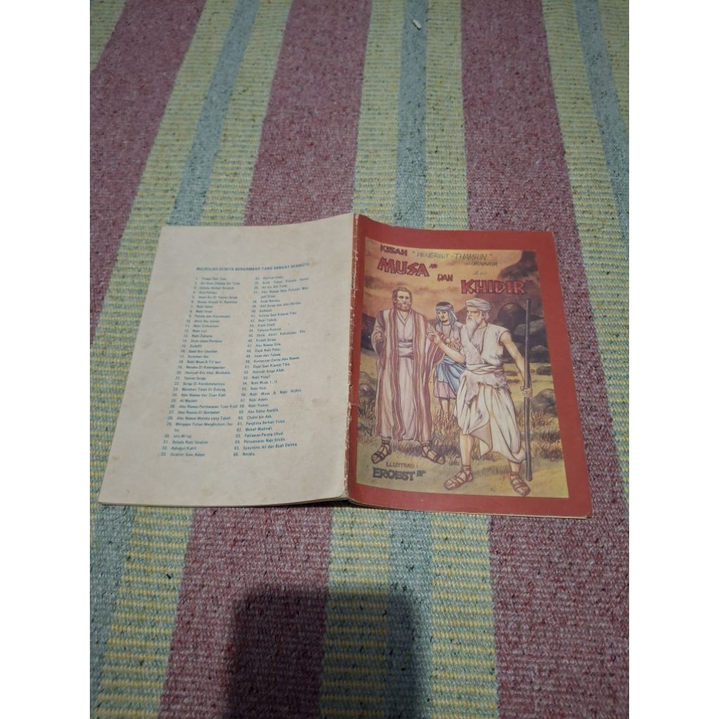 Komik religi asli jadul KISAH NABI MUSA DAN KHIDIR karya Eroest