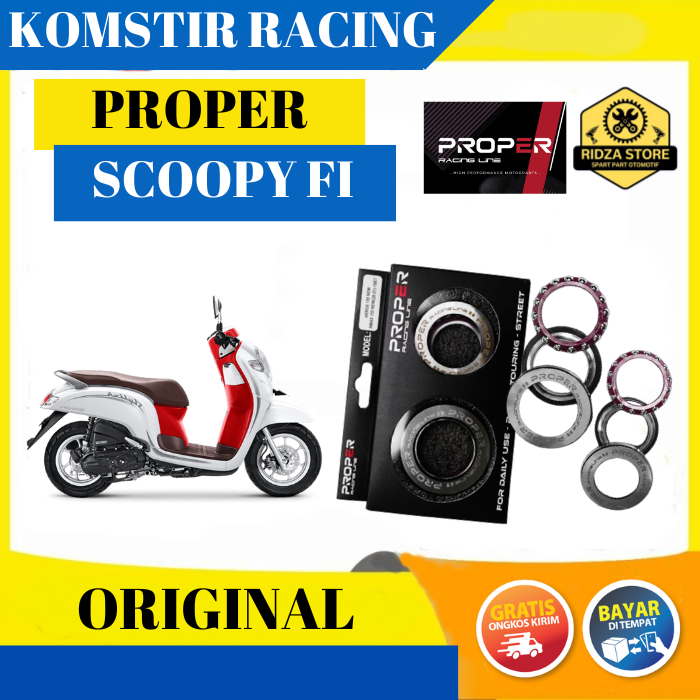 KOMSTIR PROPER RACING HONDA SCOOPY  ESP DONAT ORIGINAL