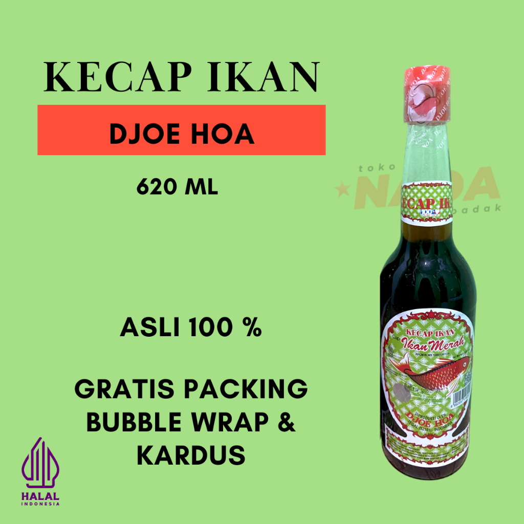 

Kecap Ikan DJOE HOA 620 ml Penyedap Masakan