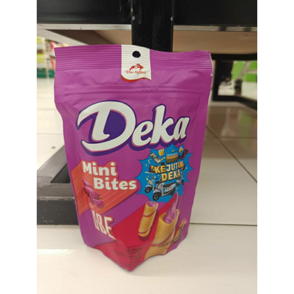 

Deka mini bites 72gr ubi ungu / deka mini bites pouch /cemilan