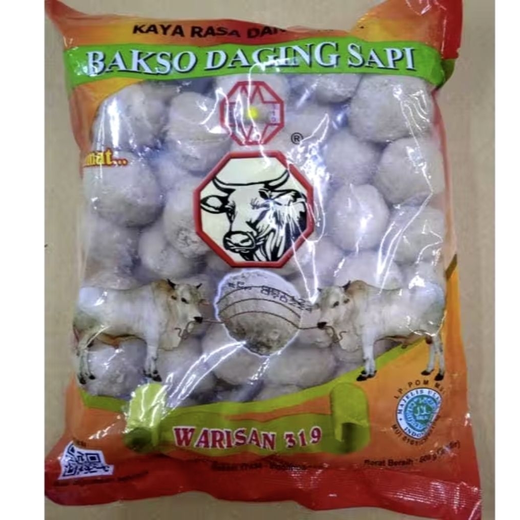 

Bakso Urat Warisan 319 Daging Sapi Asli isi 50 butir