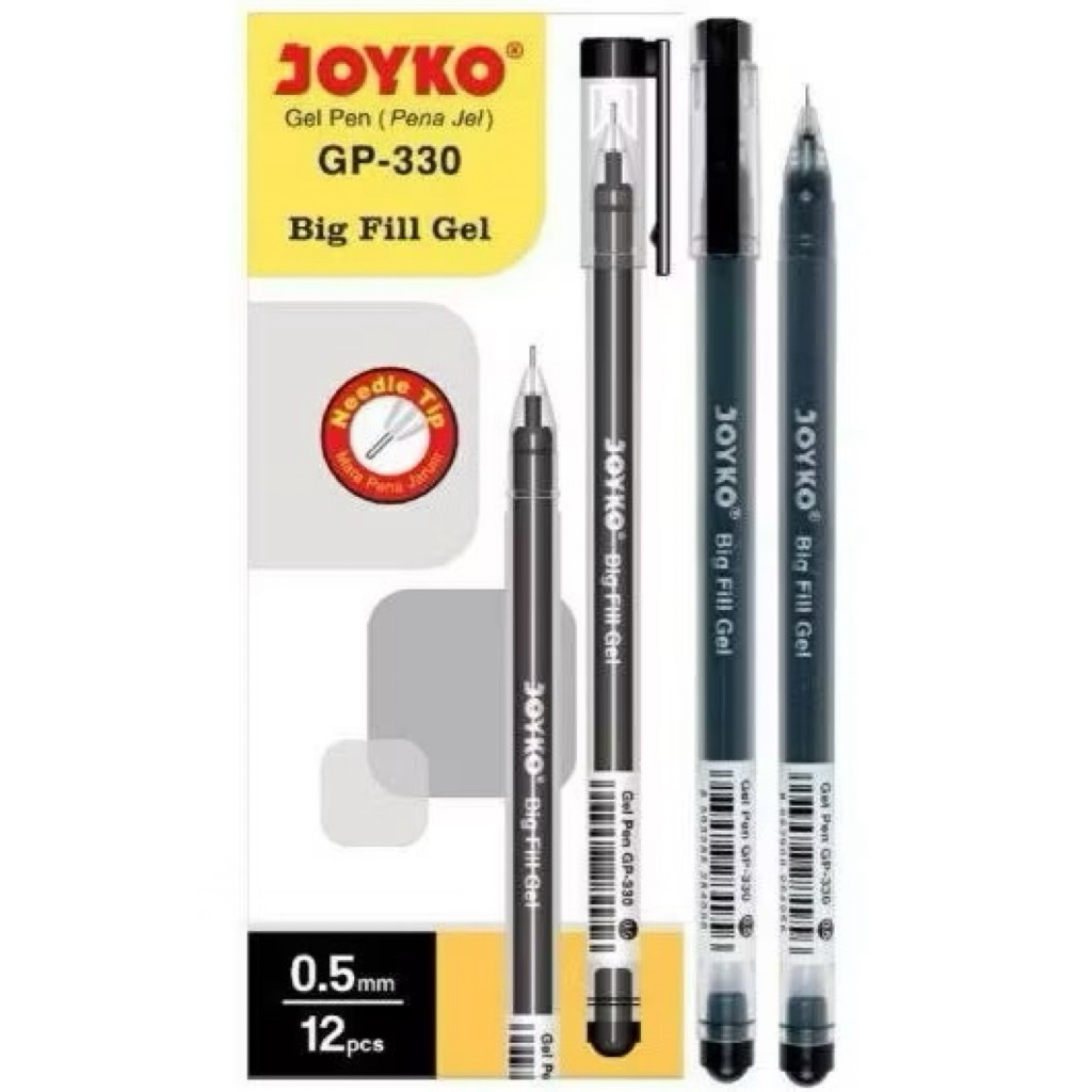 

Pulpen/Gel pen joyko 330 ecer/selusin