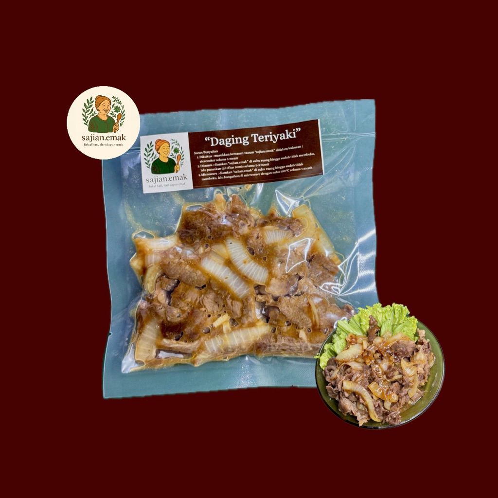 

Sajian Emak Daging Teriyaki