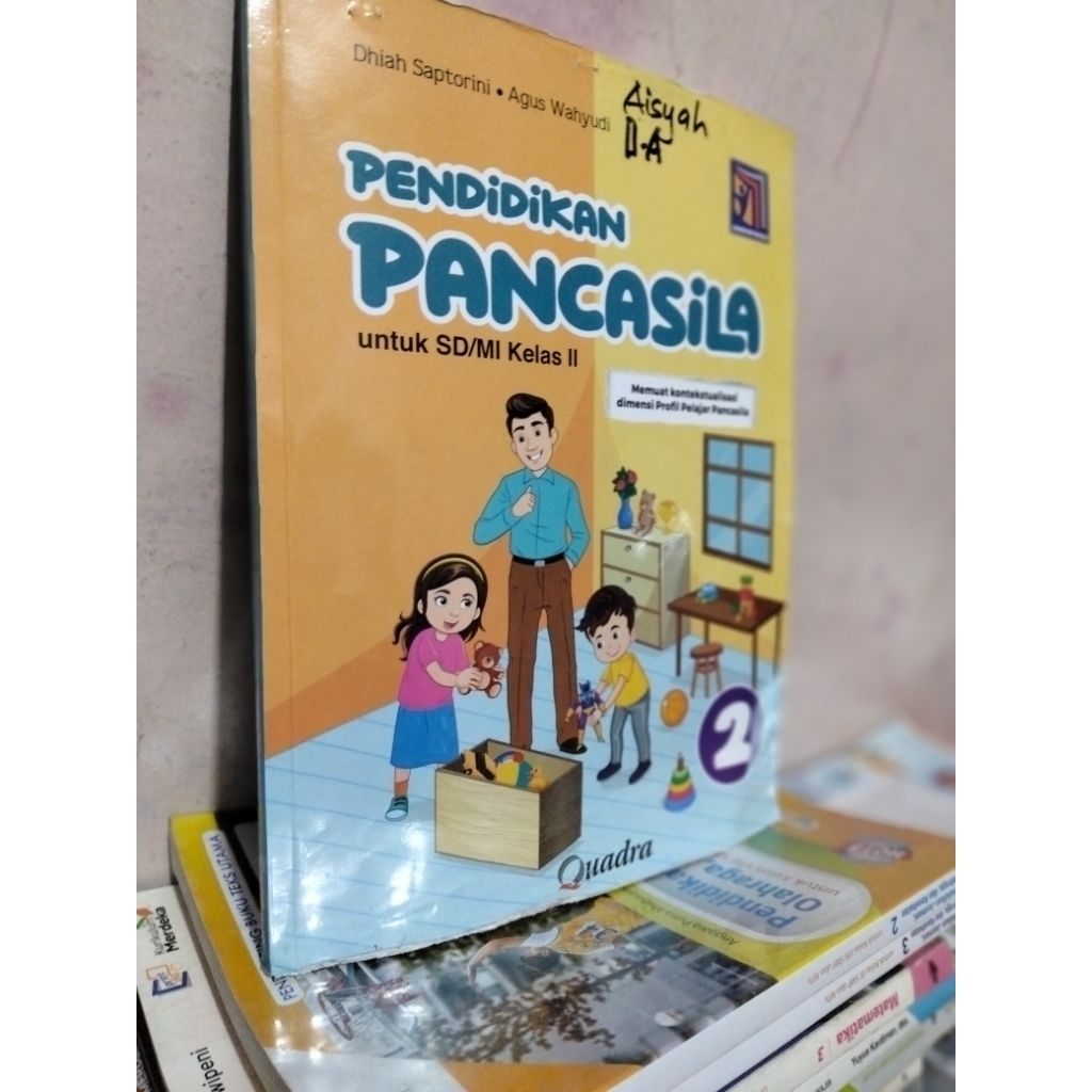 buku ppkn/pendidikan Pancasila kelas 2/II sd mi kurikulum merdeka 2024