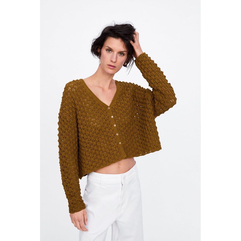 preloved zara cardigan