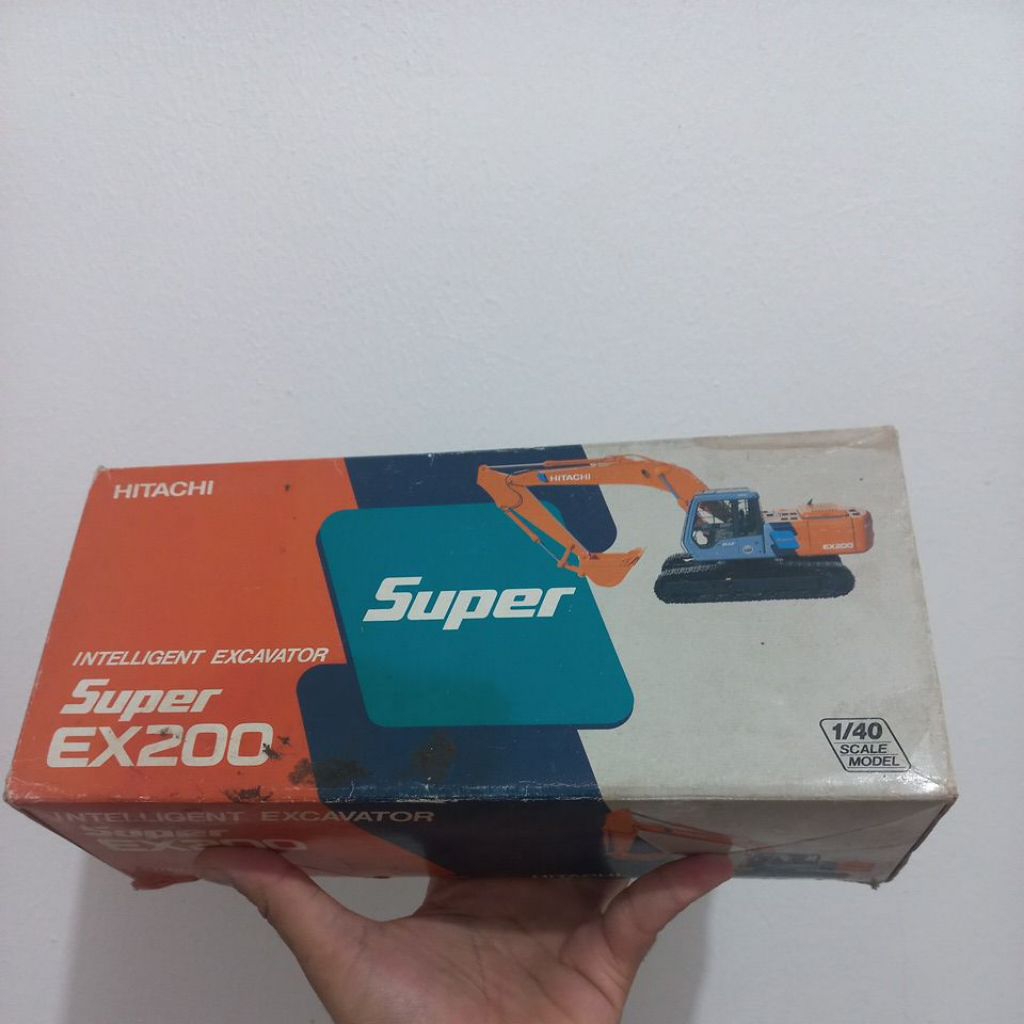 Diecast Excavator Hitachi Vintage