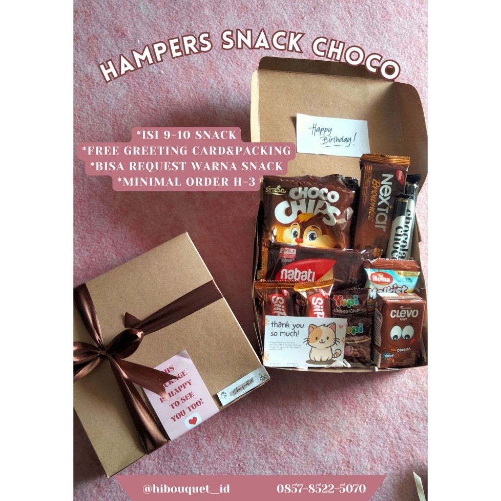 

hampers snack, hadiah ulang tahun, hadiah pacar, sempro