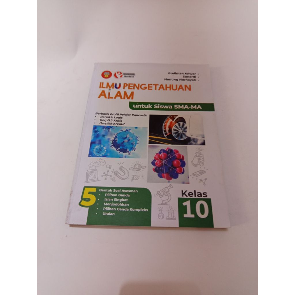 buku original - IPA ilmu pengetahuan alam untuk SMA kelas X K yrama widya