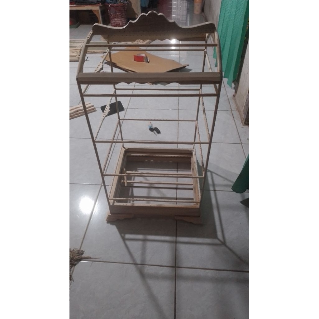 Sangkar Burung Ceper Full Set Siap Pakai Tinggal Rakit
