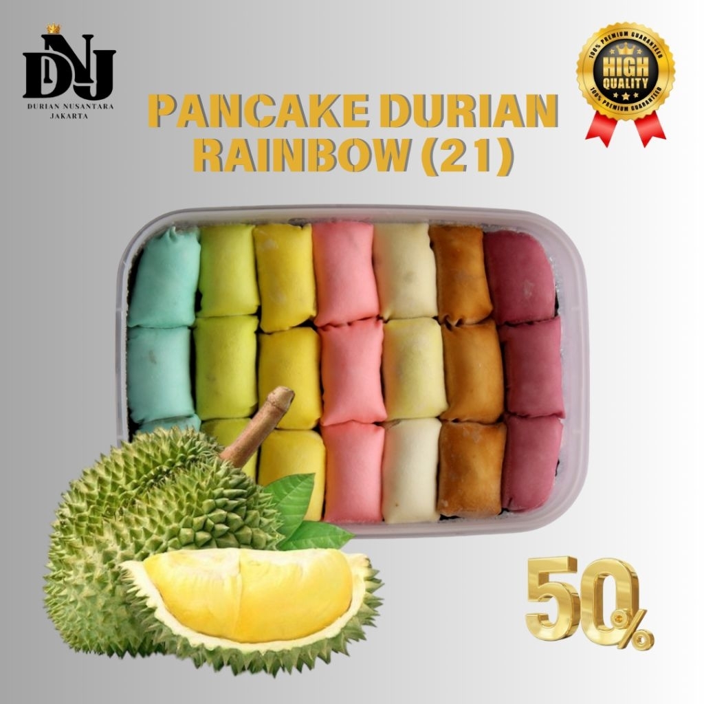 

Pancake Durian Rainbow