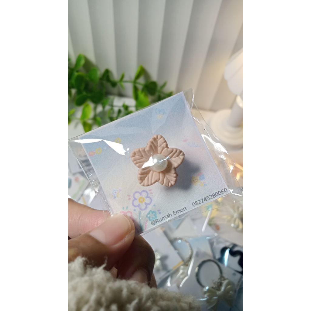 {50 pcs} Souvenir Bros Bunga Tulip Lili Kecil