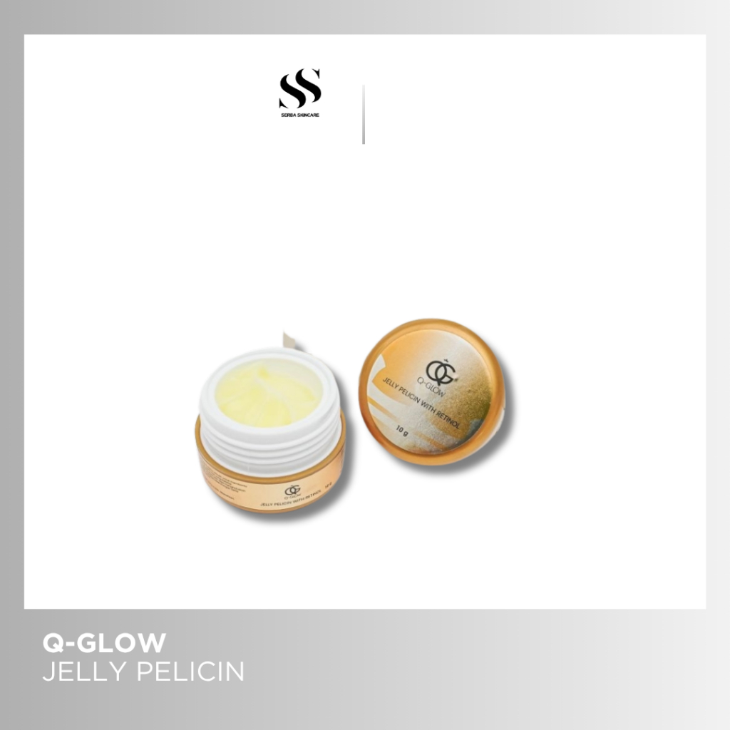 Jelly Pelicin Qglow - Qglow Jelly Pelicin - Jelly Qglow Mencerahkan Kulit