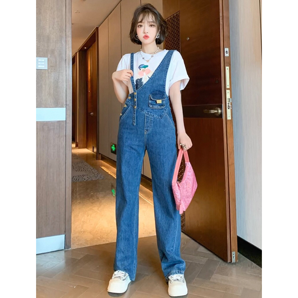 Jeans Jumpsuit Wanita /Demin Jumpsuit Wanita /Import J0097