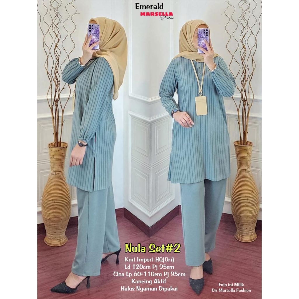 NOLA SETELAN KNIT HALUS by MARSELLA