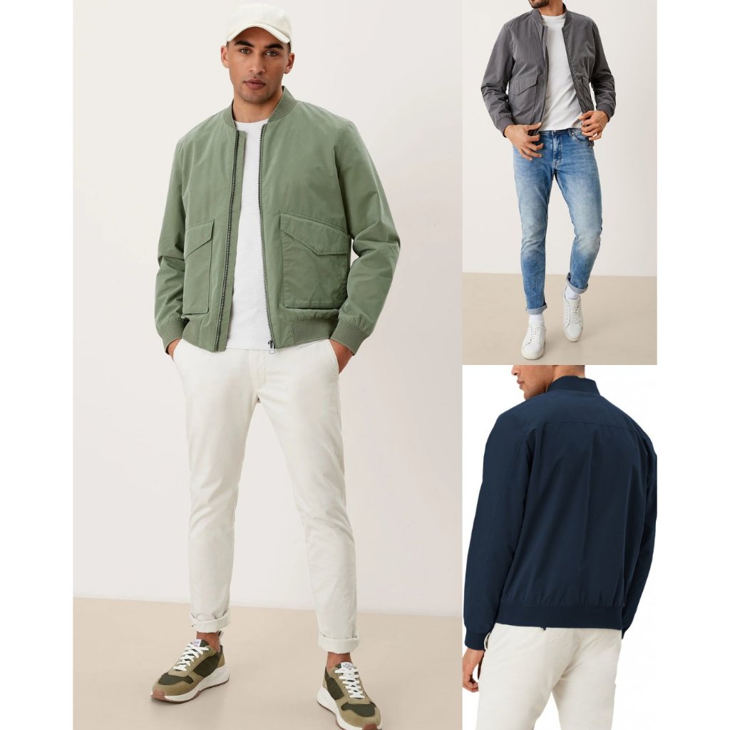 Jaket Pria Premium S.Oliver Bomber Jacket - 8435