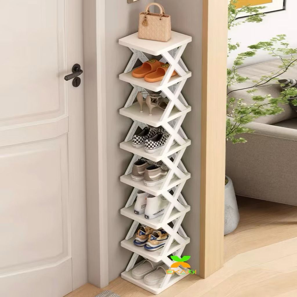 rak plastik rak susun sepatu serbaguna rak plastik susun rak susun plastik