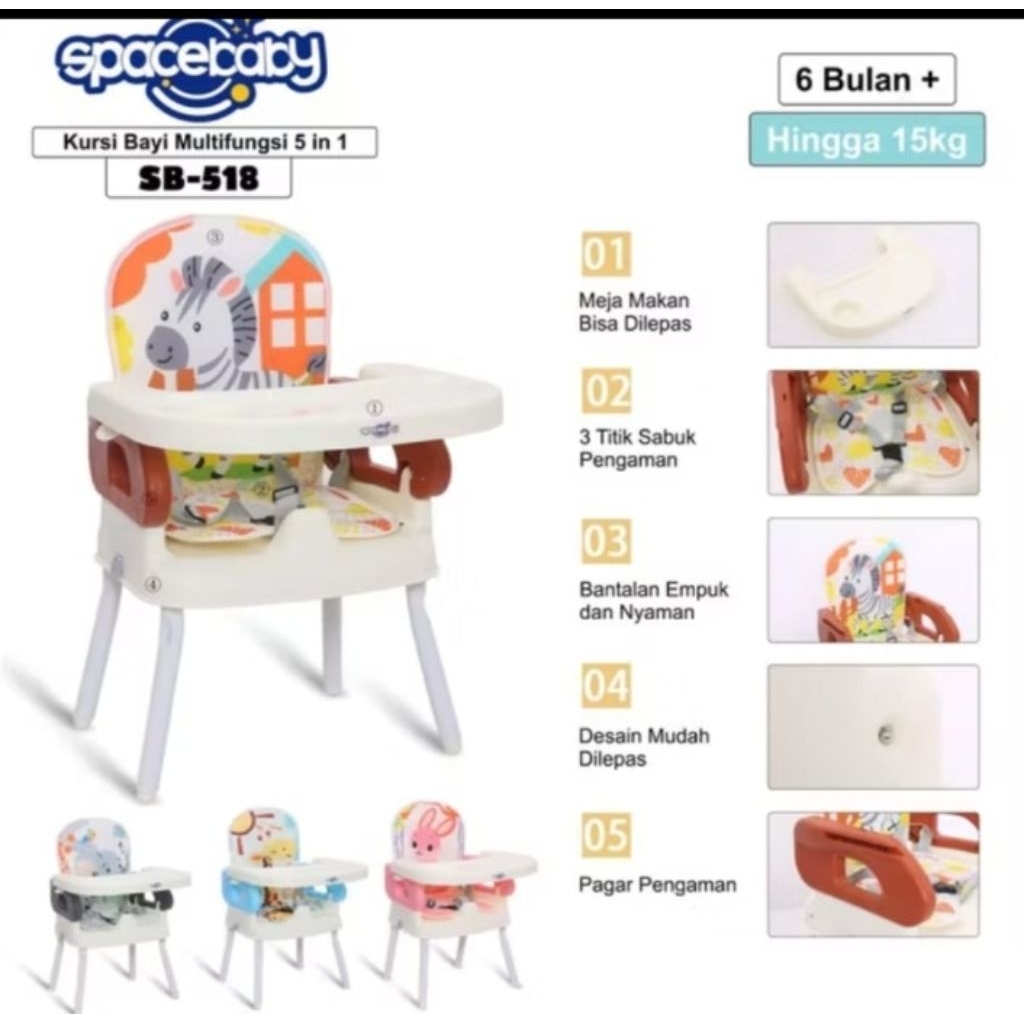 Space Baby Kursi Makan Untuk Baby