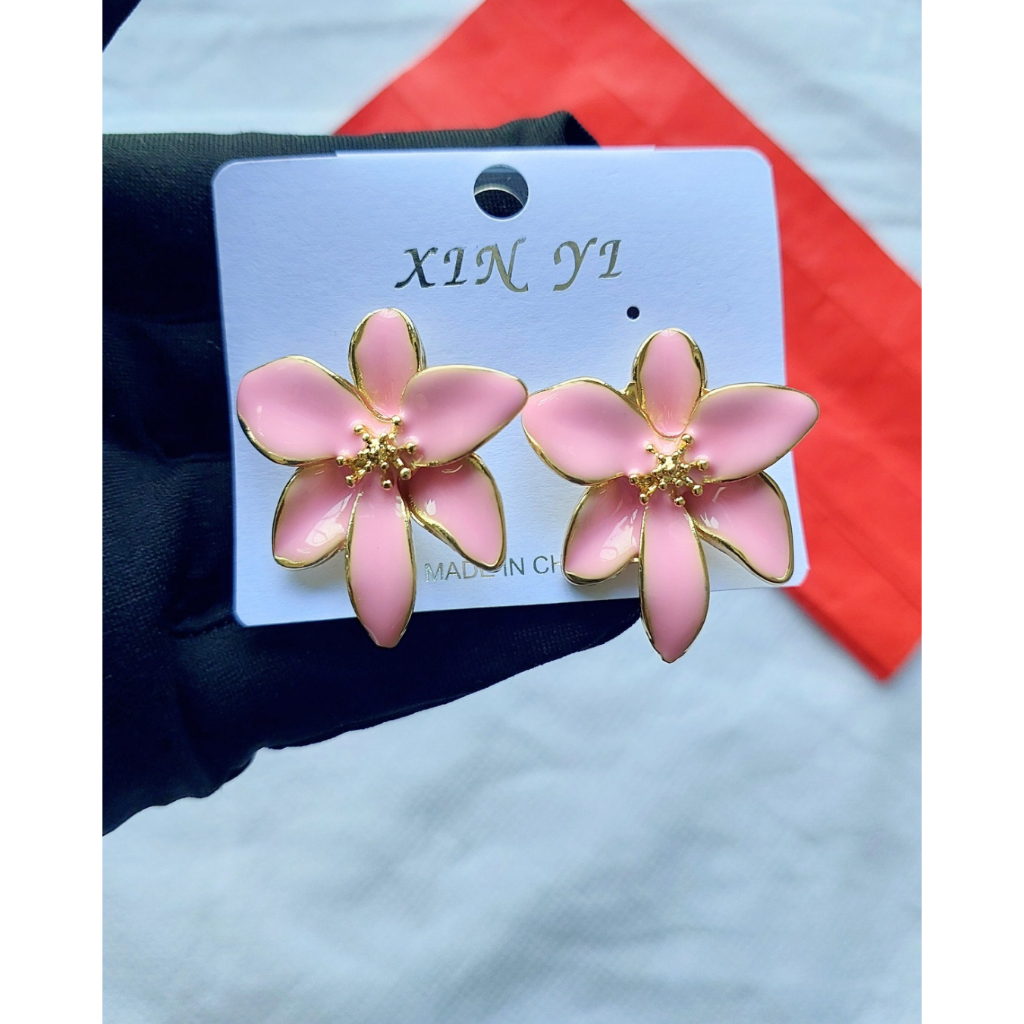 Anting Hijab Klip Jepit Tanpa Tindik Giwang Wanita Korea Style